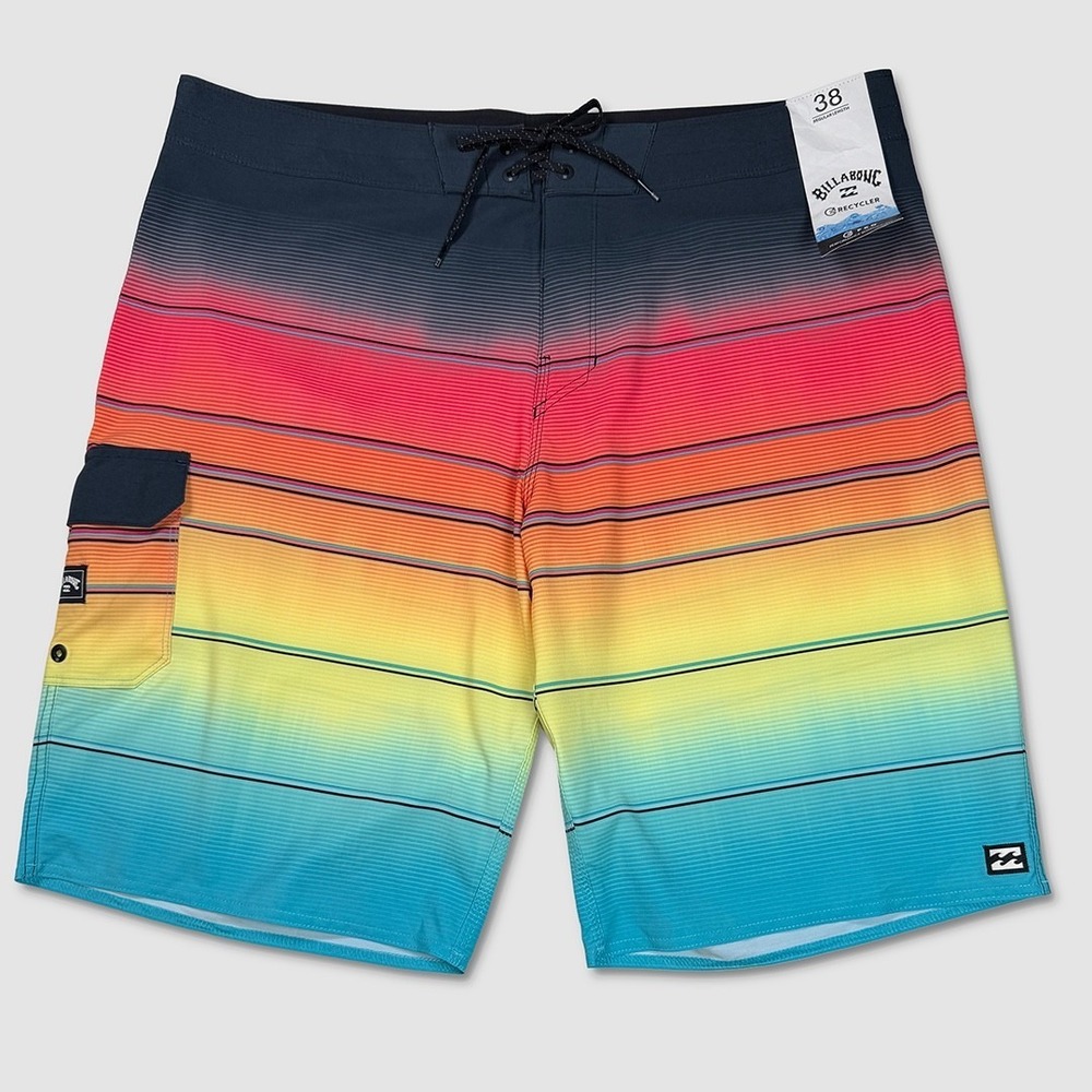 Hurley Recycler All Day Pro Board Shorts - NWT Mens 38 Multicolor - #49594-K6